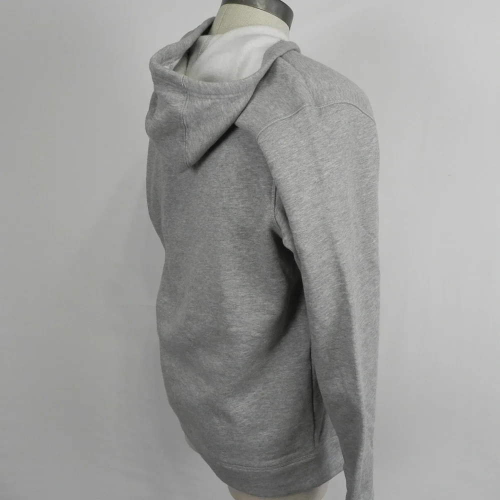Adidas Hoodie Mens Large Pullover Sweatshirt Gray Long‎ Sleeve Priority Athletes